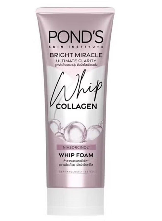 Pond's BRICHT MIRACLE COLLAGEN NIASORCINOL WHIP FOAM100ML - Image 2