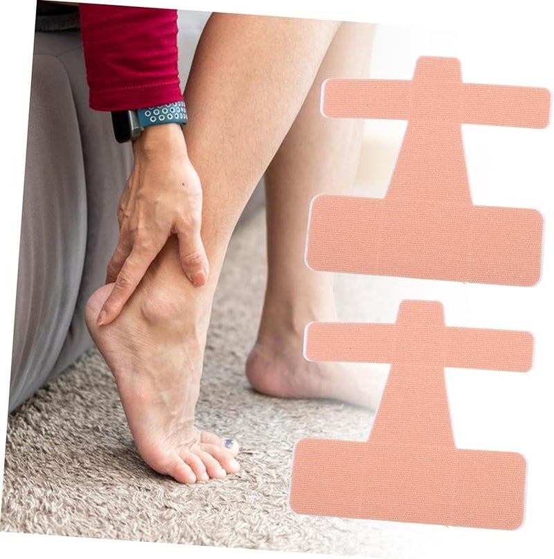 Beige Toe Protector Patches 6pcs For Bunion Relief Sports Toe Separators Adhesive Design - Image 3