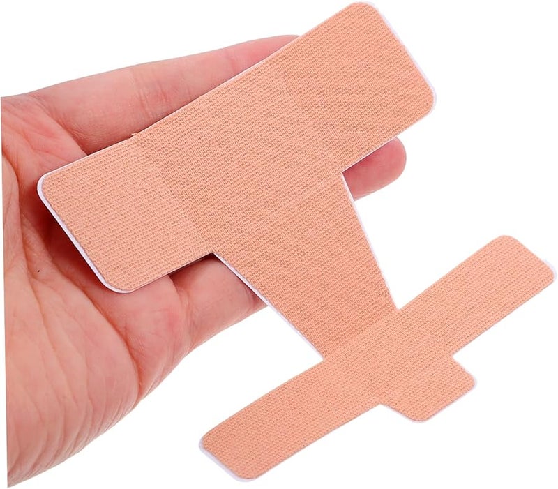 Beige Toe Protector Patches 6pcs For Bunion Relief Sports Toe Separators Adhesive Design - Image 5