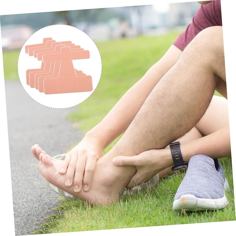Beige Toe Protector Patches 6pcs For Bunion Relief Sports Toe Separators Adhesive Design - Image 4