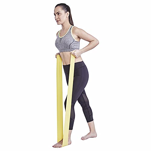 Vissco Active Band Physical Resistance Band for Exercise, Workouts, Gym, Stretching, Yoga, Strengthening of Muscles & Joints - Light Resistance (Yellow) - Image 3