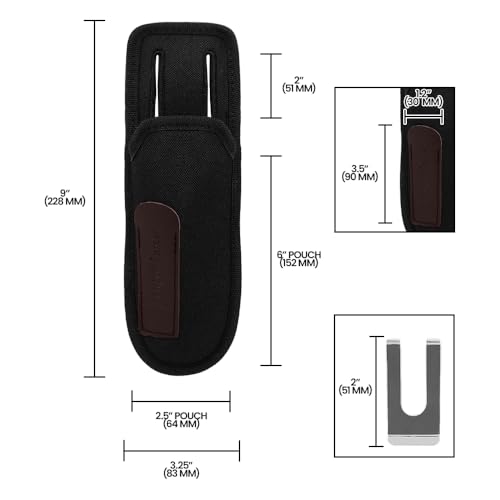 Zenport Universal Tool Pouch HJ249 with Sharpener Pocket - Image 5