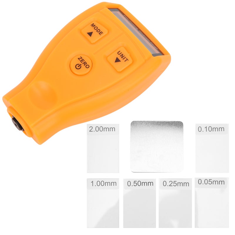 Coating Thickness Gauge Yellow: Auto Mode No Calibration Required, High Quality Durable Material, Portable Design - Thickness Tester for Automotive Paint Coating Measurement - Image 4