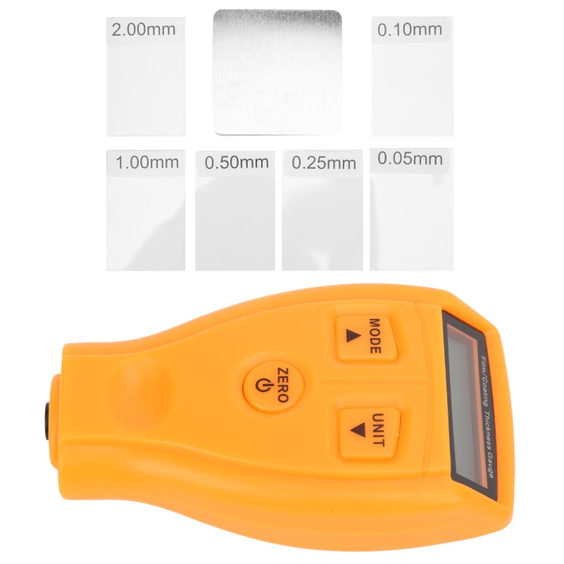 Coating Thickness Gauge Yellow: Auto Mode No Calibration Required, High Quality Durable Material, Portable Design - Thickness Tester for Automotive Paint Coating Measurement - Image 5