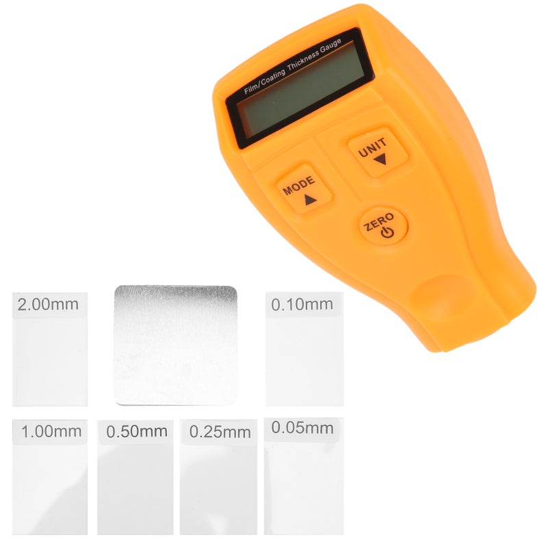 Coating Thickness Gauge Yellow: Auto Mode No Calibration Required, High Quality Durable Material, Portable Design - Thickness Tester for Automotive Paint Coating Measurement - Image 3