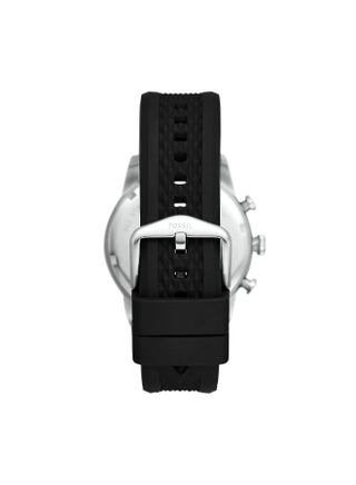 Men Sport Tourer Chronograph Black Silicone Watch FS6044 - 42mm - view 3