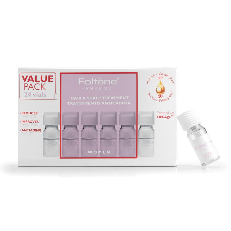 FOLTENE Hair Growth Serum Woman - Scalp Serum for Hair Growth for Thicker, Stronger Locks - Revolutionary Hair Serum for Hair Growth, Anti Hair Loss Serum for Strengthening Your Hair (24 Vials) - Image 5