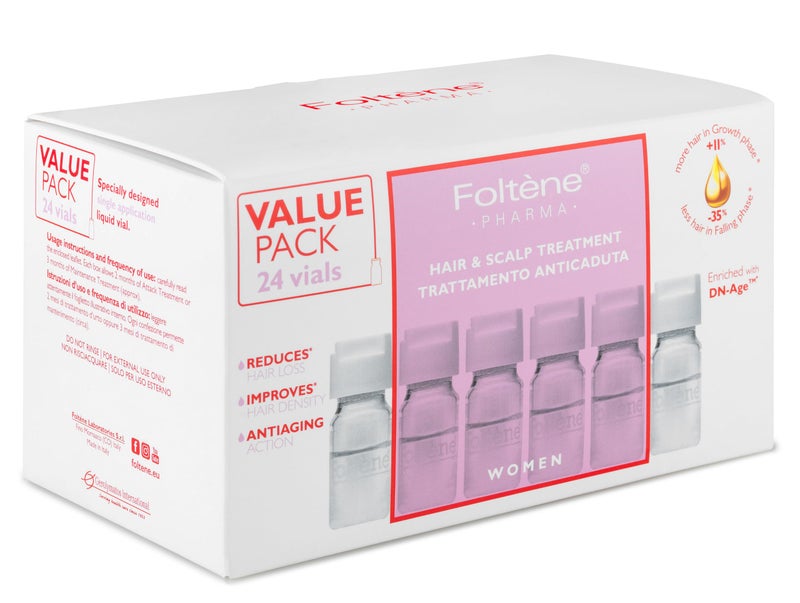 FOLTENE Hair Growth Serum Woman - Scalp Serum for Hair Growth for Thicker, Stronger Locks - Revolutionary Hair Serum for Hair Growth, Anti Hair Loss Serum for Strengthening Your Hair (24 Vials) - Image 4
