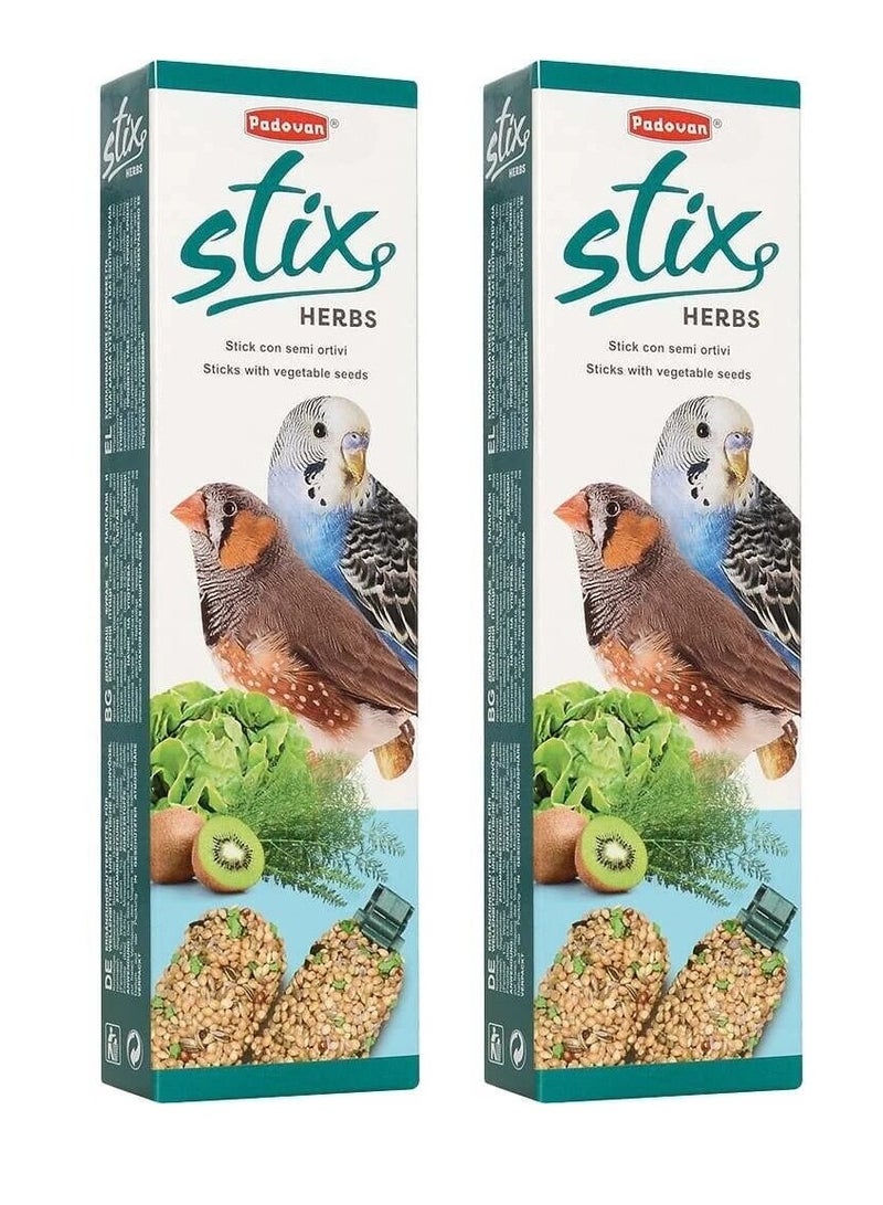 2pcs of Stix Herbs Cocorite(Budgie) Food For Birds 80gm