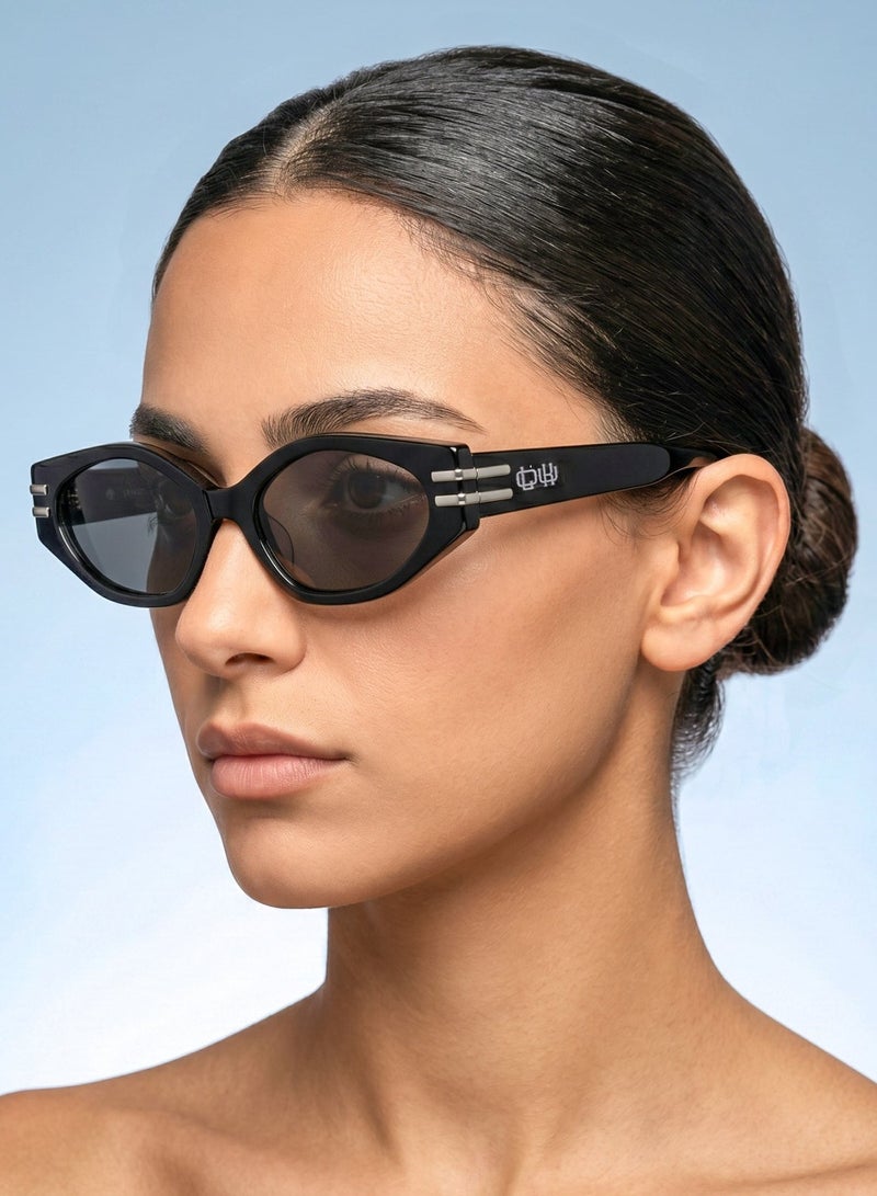 LOUKLAD Shades 01 - Rectangular Sunglasses - Black - Image 1