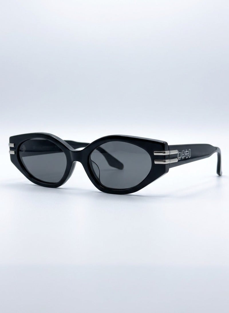 LOUKLAD Shades 01 - Rectangular Sunglasses - Black - Image 3