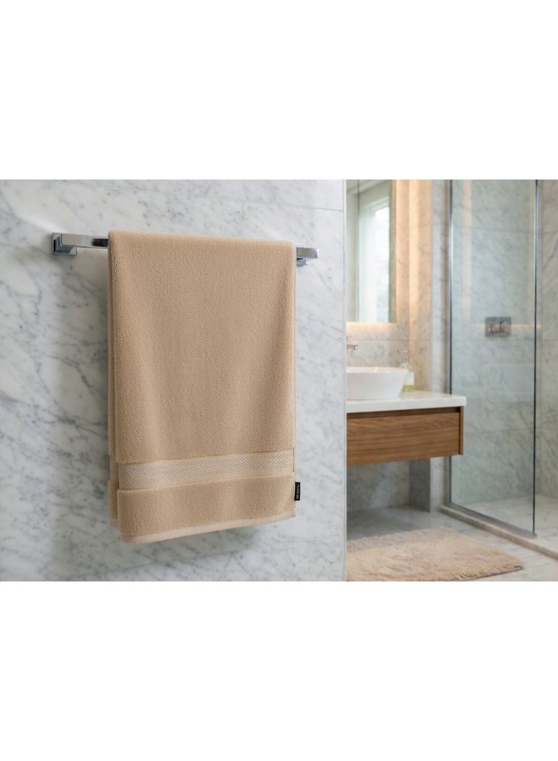 Notte Bianca Hand Towel Camel Color  50X100 Gsm 730 Soft Excellent Absorbing - Image 3
