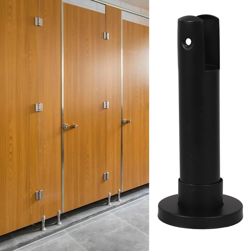 Luxshiny Adjustable 10cm Stainless Steel Toilet Support Foot for Restroom Partition Hardware Bracket Public Bathroom Stall Partition Fitting with Sturdy Stand - Image 5