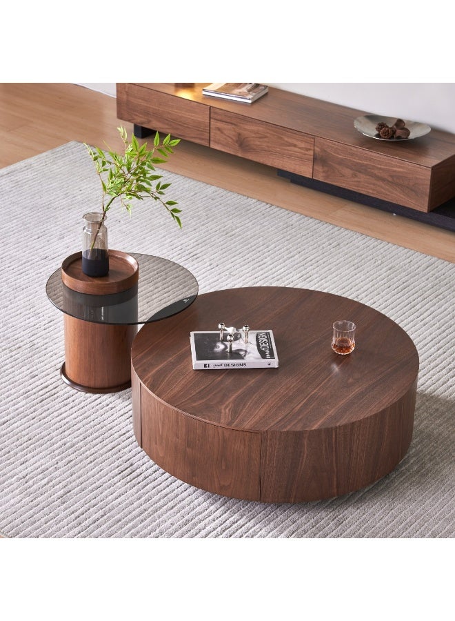 Baytonia Modern Elegance 2-Piece Coffee Table - Brown - Image 3