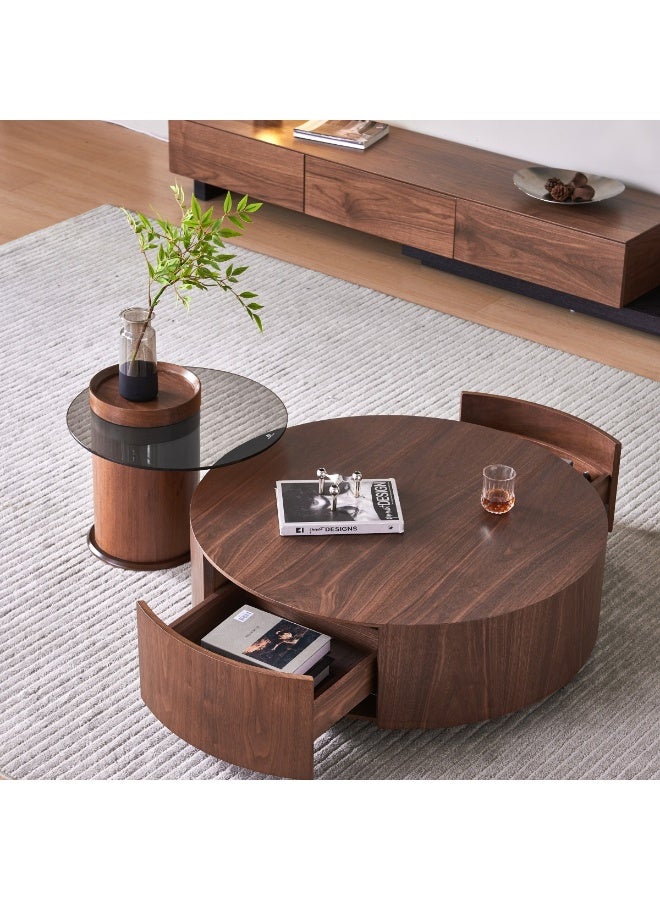 Baytonia Modern Elegance 2-Piece Coffee Table - Brown - Image 4