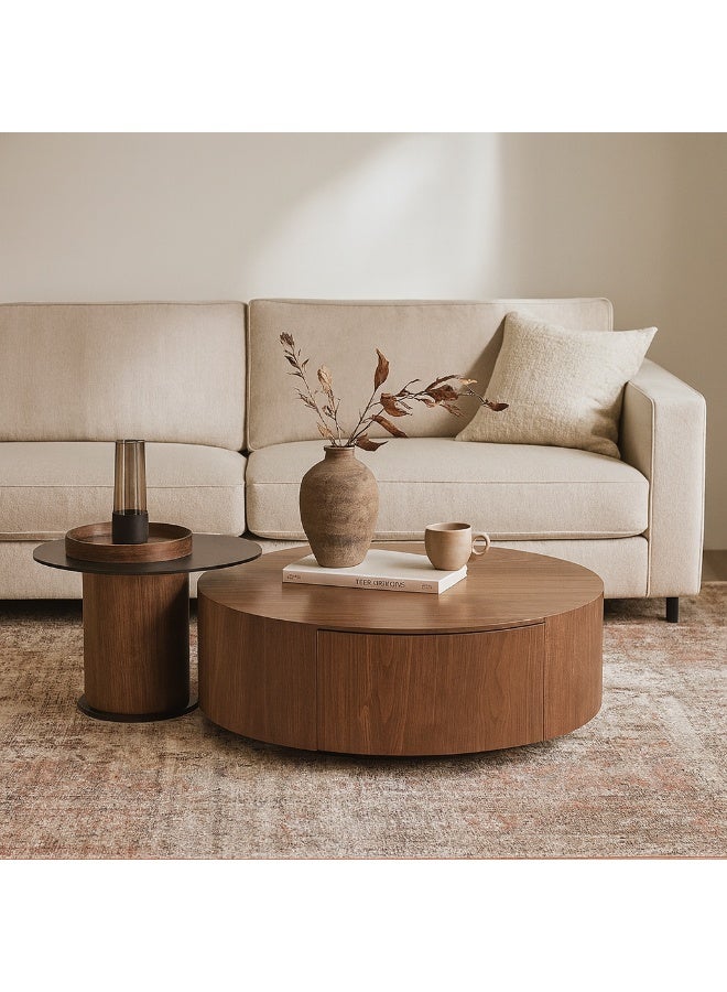 Baytonia Modern Elegance 2-Piece Coffee Table - Brown - Image 1