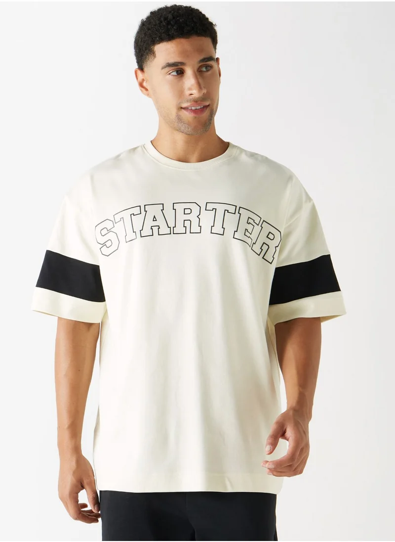 ستارتر Logo Crew Neck T-Shirt