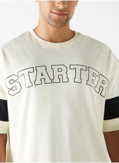 STARTER تي شيرت برقبة دائرية وشعار الماركة  - Image 3