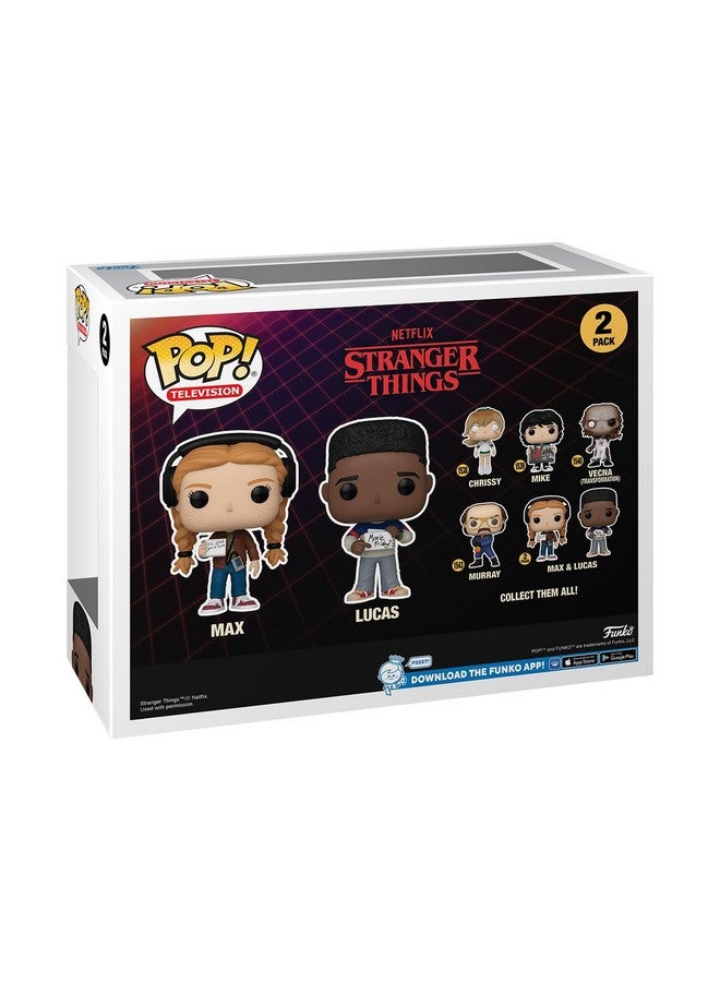 Funko POP! TV: Stranger Things - Max Mayfield & Lucas, 2-Pack - Collectable Vinyl Figure - Gift Idea - Official Merchandise - for Kids & Adults - TV Fans - Model Figure for Collectors and Display - Image 3