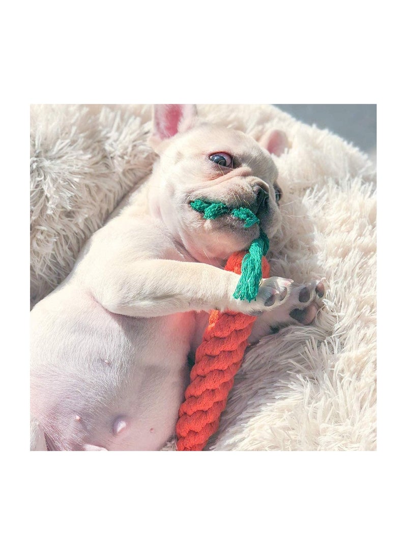 فرشاة أسنان للكلاب، ألعاب مضغ للكلاب بحبل قطني، ألعاب مضغ متينة لتنظيف أسنان الجراء للكلاب الصغيرة والمتوسطة والكبيرة، قطعتان - Image 2