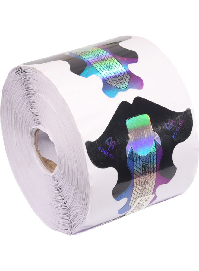 NIBEMINENT 300-Piece Nails Art Tips Stickers Multicolour - Image 5