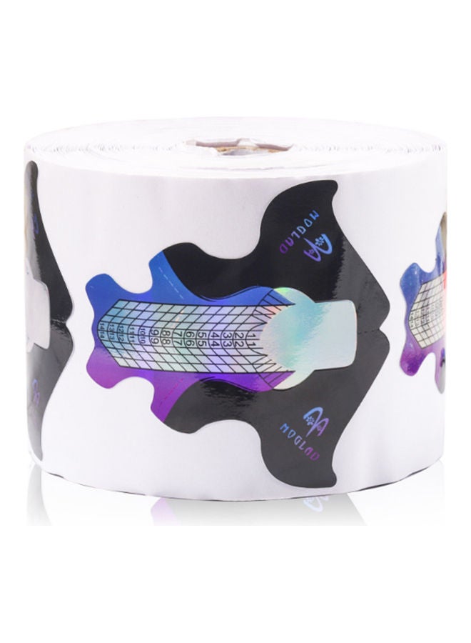 NIBEMINENT 300-Piece Nails Art Tips Stickers Multicolour - Image 2