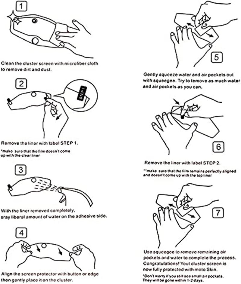 Vuzmode Motorcycle Dashboard Screen Protector - Image 5