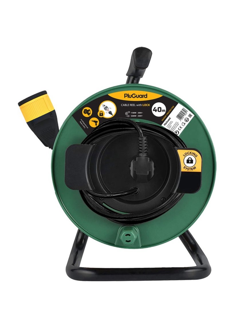 iLOCK Extension Cable 40 Meters with Lock Outlet -16A / 250V / 3500W  - Image 1