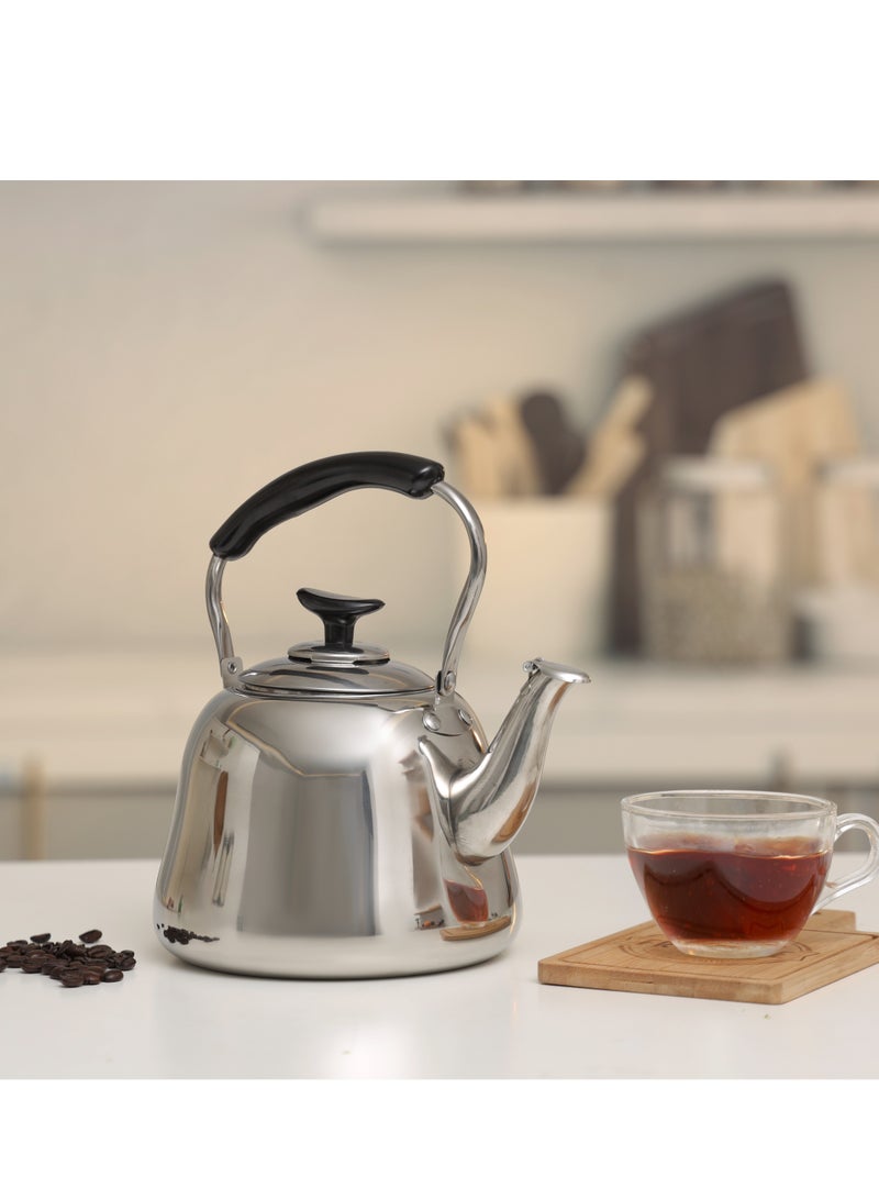 DELCASA Stainless Steel Whistling Kettle, 2.0L Capacity, DC2106 - Image 2