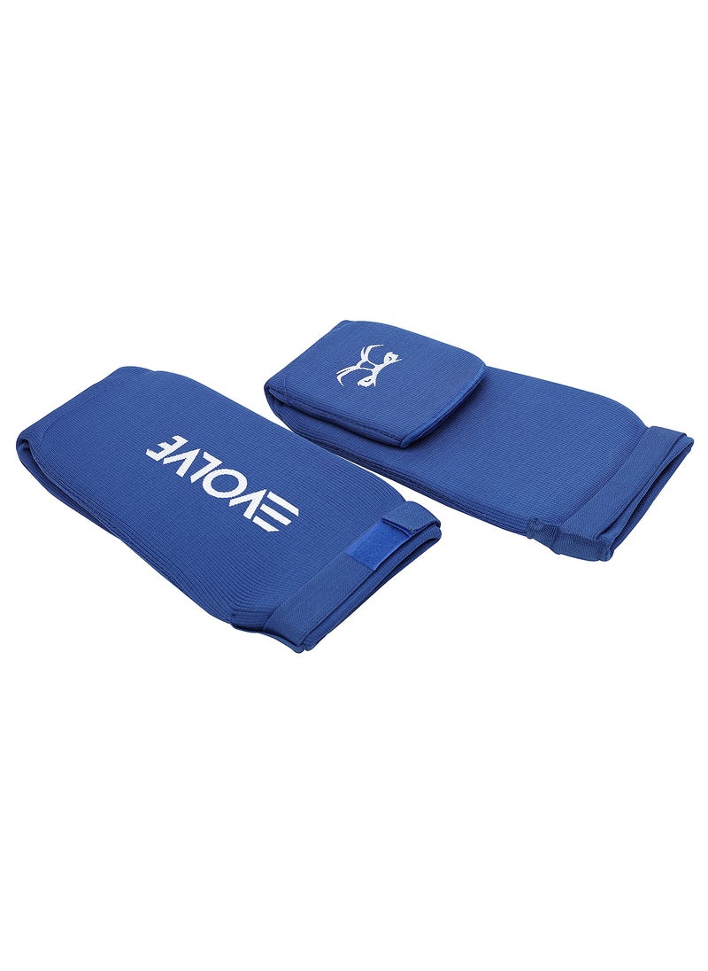 Evolve Evolve Shin Guards | Lightweight and Breathable Padded Martial Art Shin and Instep Guards for Sparring Kickboxing MMA Boxing Muay Thai Karate  - Image 2