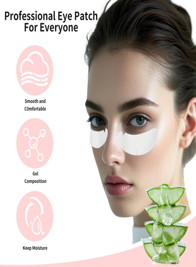 MyAoKuE-UP V-Shape Under Eye Pads, Eyelash Extension Natural Hydrogel Patch Lash Gel Pad for Extensions supplies, Professionals Beauty Makeup Mask Kit (Purple) - Image 3
