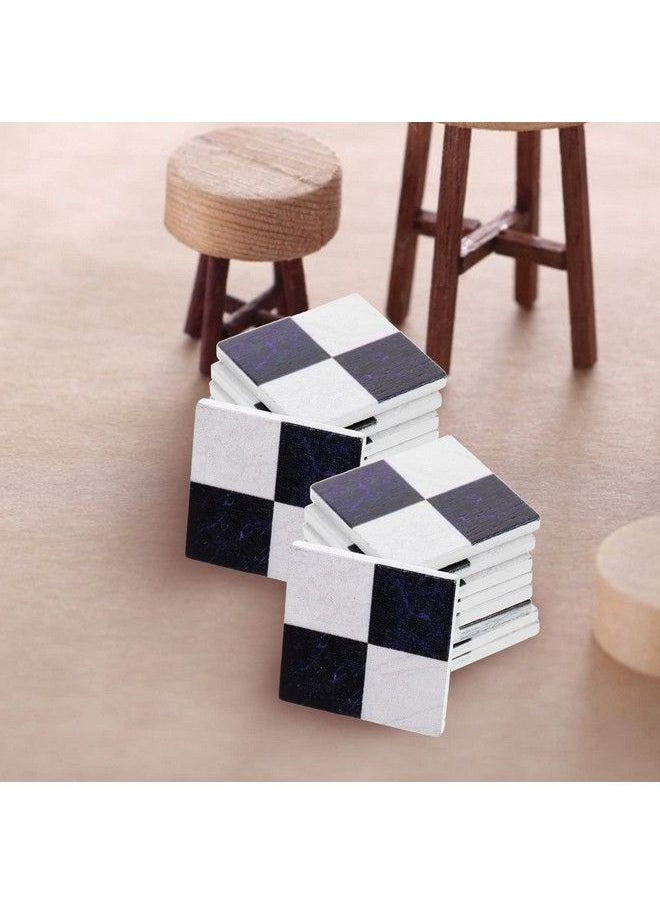 NUOBESTY - 18Pcs Dollhouse Floor Sheet Mini Floorboard Wood Dollhouse Flooring Decoration Doll House Furniture Accessories - Image 1
