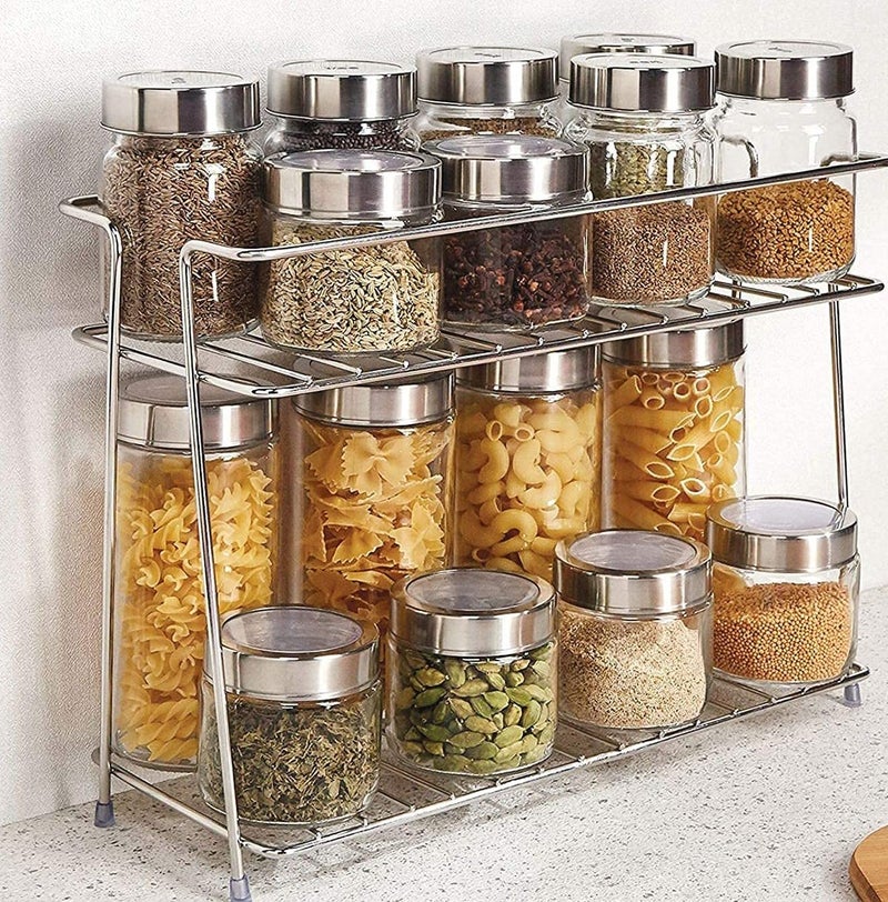 CR18 COLLECTION COMBO Chakla Belan and Tawa Stand for Kitchen 100 RustFree Stainless Steel Stainless Steel Kitchen Rack Stainless Steel Kitchen Stand 2Tier Trolley BasketCOMBO - Image 3