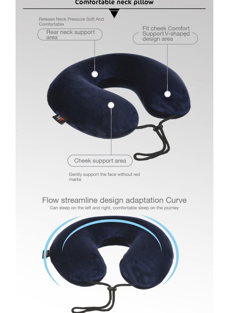 ماكس كمفورت وسادة السفر الطبية للرقبة ميمورى فوم للسفر الطويل - Image 4
