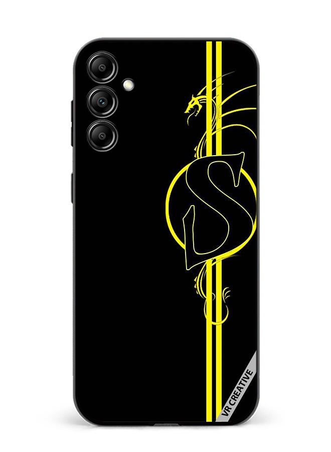 VR CREATIVE Protective Case Cover For Samsung Galaxy A55 Letter S Design Multicolour - Image 1