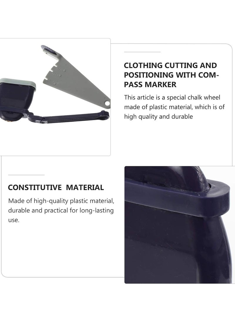 GGOOT Chalk Wheel Professional Tailors Chalk Fabric Marker Tracing Wheel Roller Clothing Cutting Positionor for DIY Tailoring Sewing Quilting Crafting Accessories  - Image 2
