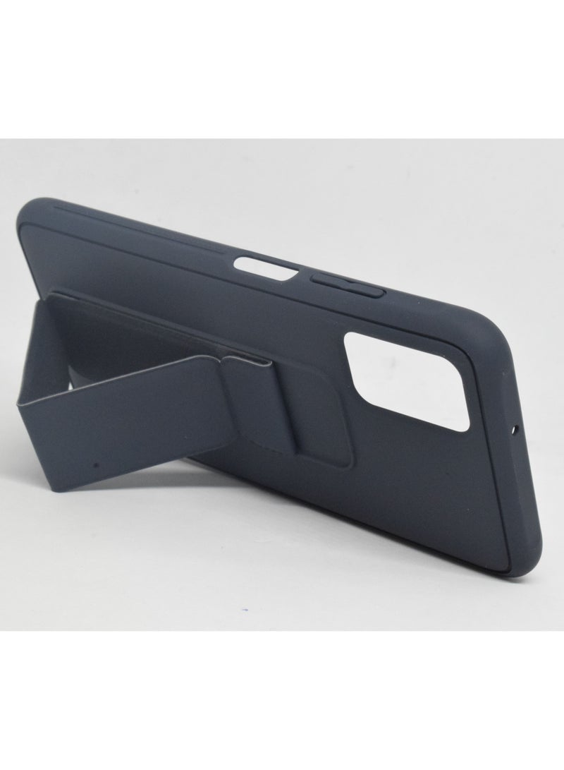 BORTONY Fully Covered With Finger Grip Stand Holder Anti Slip Shockproof Protective Case Cover For Samsung Galaxy A03s - Image 3