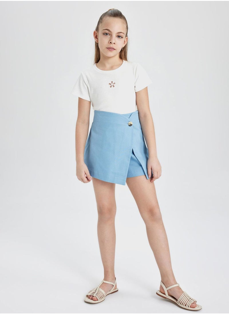 DeFacto - Girl Gabardine Regular Fit Skirt - Image 1