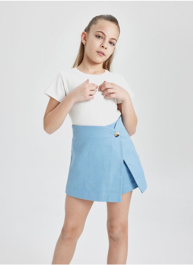 DeFacto - Girl Gabardine Regular Fit Skirt - Image 1