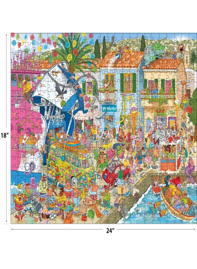 RoseArt - Cartoon Chaos - Harbor Hilarity - 500 Piece Jigsaw Puzzle for Adults - Image 4