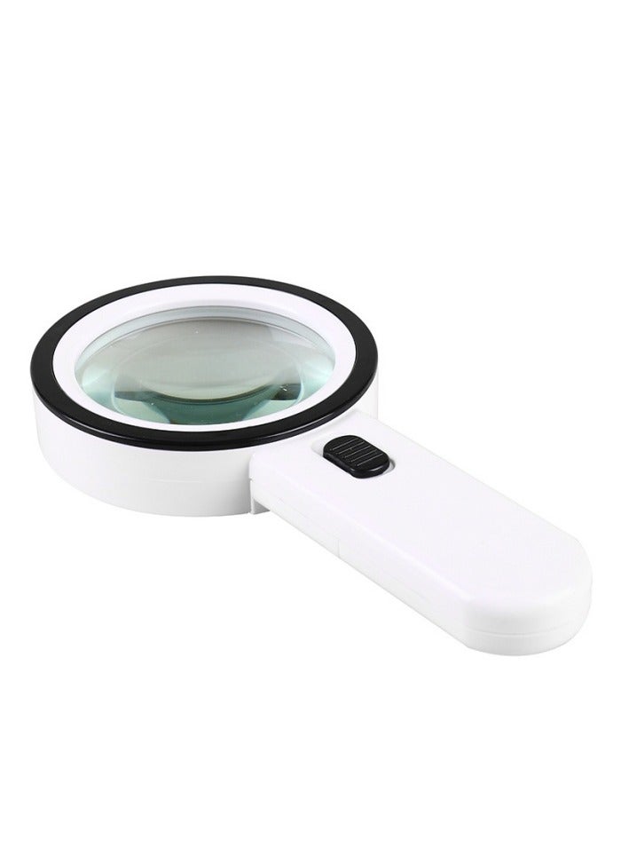 Magnifying Glass with Light, 30X Handheld Large 18LED Cold and Warm Light with 3 Modes, Illuminated Magnifier for Seniors Reading, Inspection, Coins, Jewelry, Exploring - Image 4
