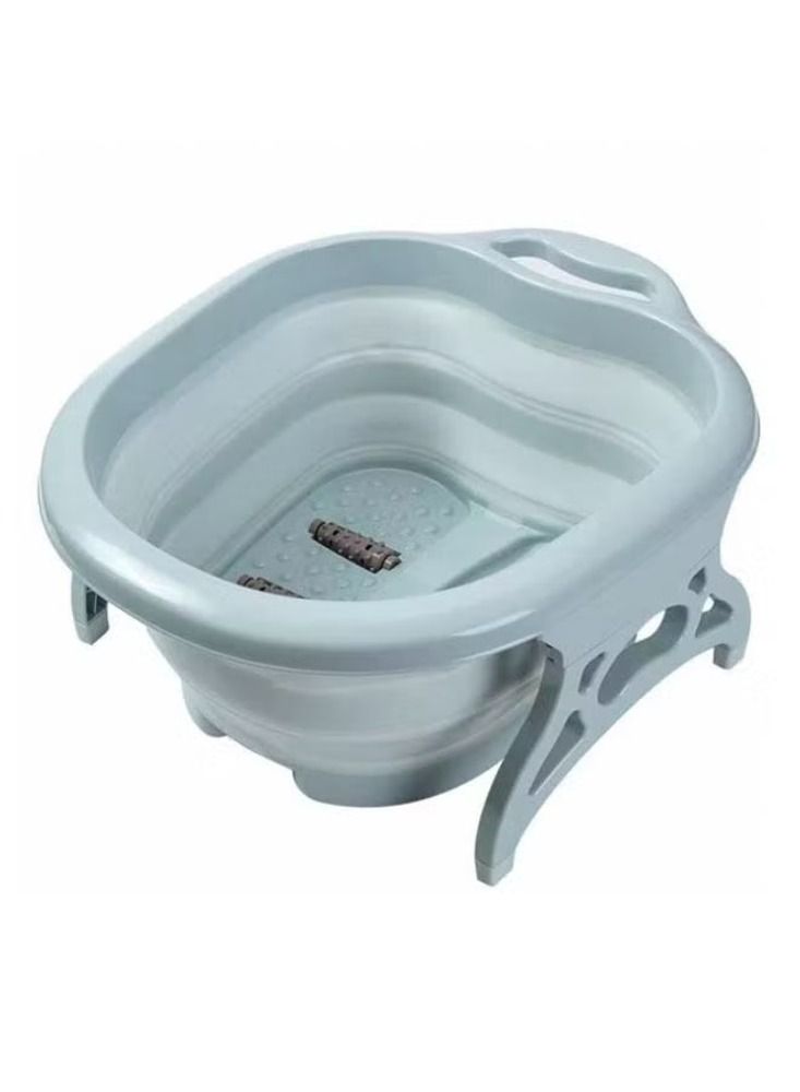 Dream Zone Portable Foldable Foot Bath with Massage Rollers - Image 1