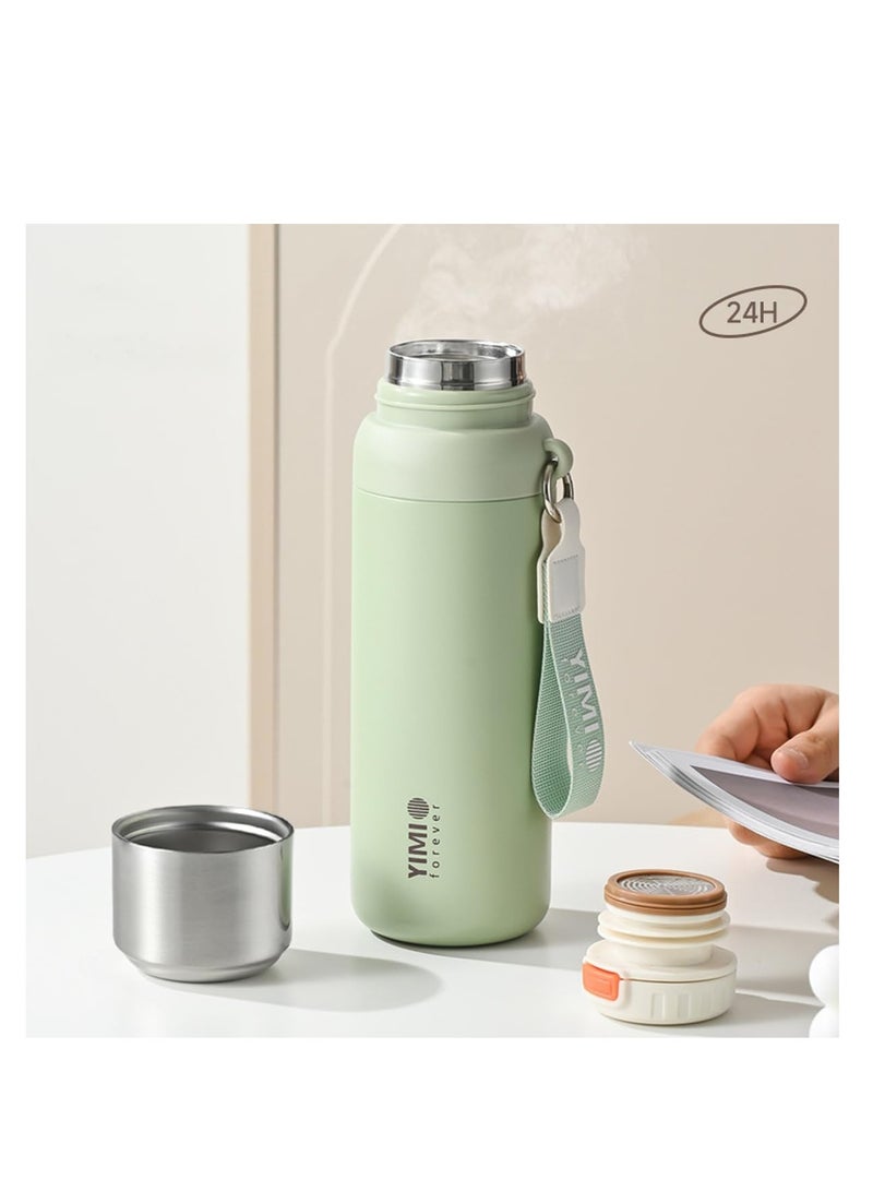 Thermal isulated Water Bottle 600 ML Stainless Steel Double Wall Vacuum insulated Water Bottles for Hot Cold Water Gym Bottle Flask Bottle Blue.