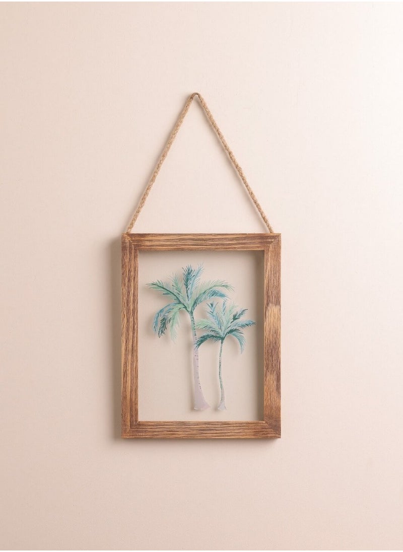 Words Co. Boho plams glass frame 