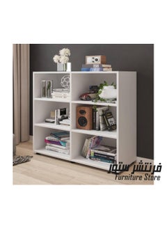 Modern library, height 80 cm - width 100 cm - depth 30 cm, from Furniture Store.