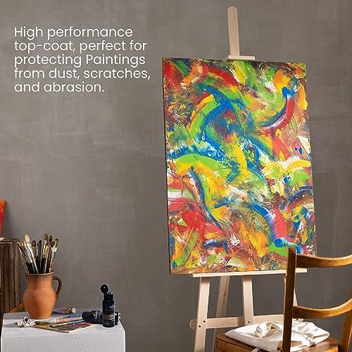 Bluebird 3.4 Fl Oz Polyurethane Clear Coat for Furniture, Paintings, Water-Based Professional Varnish (Gloss) - Image 4