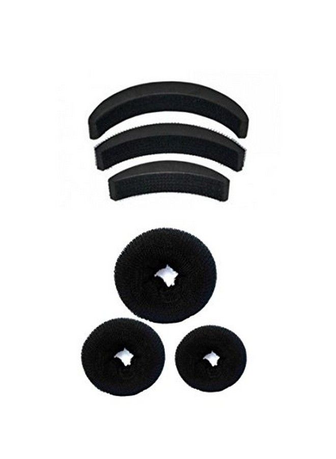 OUT OF BOX Hair Pin Puff and Donut Bun 3 Size Extreme Hair Volumizer Set of 3 - Image 2
