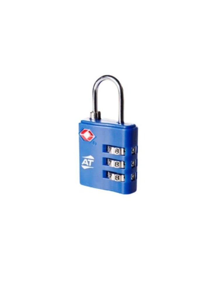 AMERICAN TOURISTER American Tourister TSA 3 Dial Combination Lock - Blue 