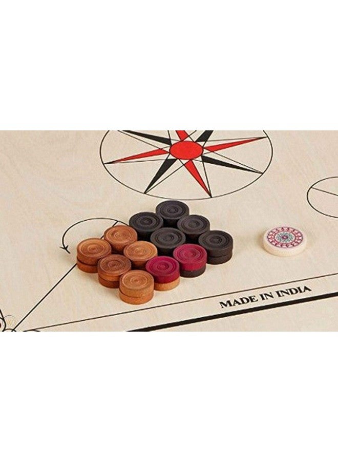 Tima Carrom Coin Sets (Carom Coins 24 Pcs with 1 Striker and 1 Powder) - Image 5