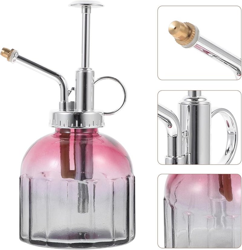 Vintage Glass Watering Can Fine Mist Sprayer For Succulents Indoor Outdoor Plants - Image 3
